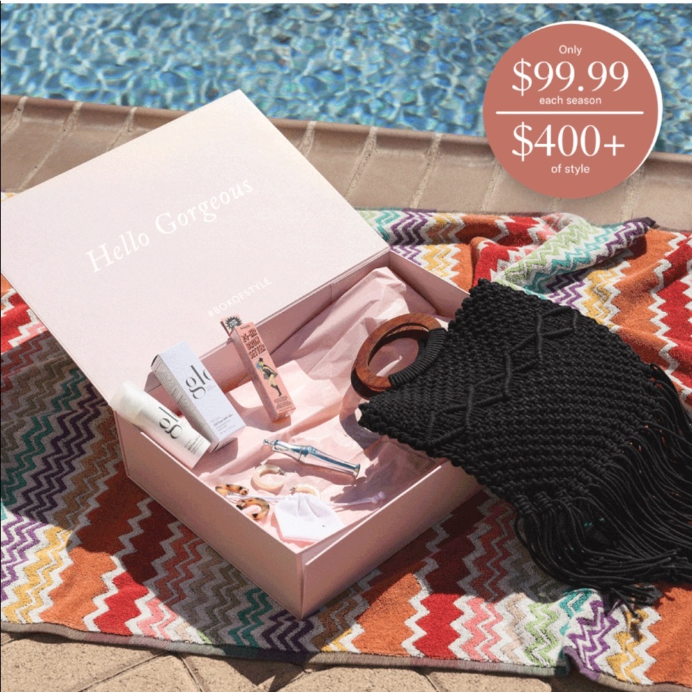 Summer Box of Style - Missoni Towel Earrings Purse